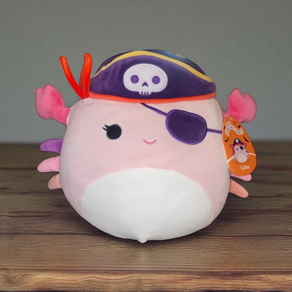 Squishmallows  Cailey The Pirate Crab 10” Halloween Plush Stuffed Animal Toy NWT